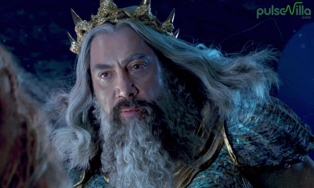 Javier Bardem as King Triton Cast of Little Mermaid